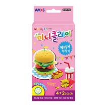 am 아모스 미니클레이햄버거만들기 아이클레이, 단품