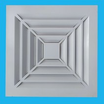 국소배기장치 이동식국소배기장치 집진기 신선한 공기 시스템 가정용 알루미늄 커버 플레이트 스테인레스 스틸 에어 캡 검사 포트 루버 새로운 공기 배출구 배기 거싯 천장, 흰색 d2 600600 반환 공기 배출구