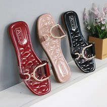 슈즈필 말랑말랑 여성슬리퍼 플랫슬리퍼 큐빅슬리퍼 여성뮬 잴리슬리퍼