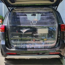 기아 올뉴 더뉴 카니발 3세대 캠핑카 차박 반다이캠핑 트렁크 모기장 방충망 우레탄 창, 1. 모기장 + 우레탄창 + 와이어프레임