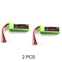 RC부품 Feilun FT011 배터리 밧데리 RC 보트 부품 14.8V 30c 2200mAh 리튬-포, 02 2 PCSx battery