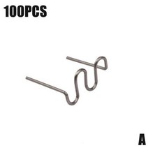 플라스틱 용접기 기계에 대 한 100PCS 핫 스테이플러 스테이플 자동차 수리 용접 용융 도구 범퍼 X0Q2, 0.8mm A