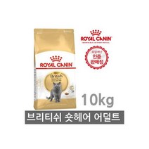 로얄캐닌 브리티쉬 숏헤어 어덜트 고양이사료 10kg