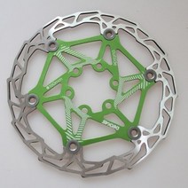 DECKAS MTB 디스크 브레이크 로터 160/180MM 직경 자전거 픽시 앞 뒷, 07 green 160MM