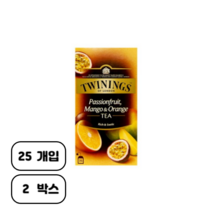 트와이닝 패션프룻 망고 앤 오렌지 티, 2g, 25개입, 2개