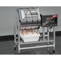 업소용 고기 절임 기계 염지기 자동 교반기 생닭 50L, 7. 60파운드 원형/3단 속도 조절