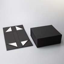 선물상자 박스 블랙 자석 싸바리, 28x20x9cm, Black