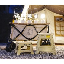 슬로워 SLOWER 감성캠핑 접이식 낚시 의자 폴딩 키즈스텝 발판 받침대 휴대용 경량, 블랙 BLACK