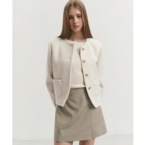 [매장정품] 던스트 DUNST SPLIT MINI SKIRT KHAKI_UDSK4A202K2