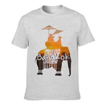 방콕 코끼리 아기 남성 의류 남성 셔츠 tshirt t 셔츠 남성용 특대 티셔츠