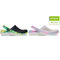 [국내정식매장] 크록스 아동 주니어 샌들 슬리퍼 라이트라이드 360 마블 클로그 키즈 2종 207668