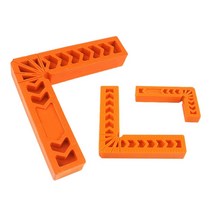 목공 도구 L형 직각 보조 가이드 로케이터 직각발 Orange, 3인치 (80mm)
