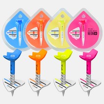 엑스넬스 컨트롤 골프티 티꽂이 네온플러스 2개 세트, 네온블루 2개