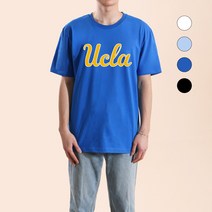 더팀 UCLA 남여공용 빅사이즈 S~4XL 20수 반팔 프린트 티셔츠 (4컬러)