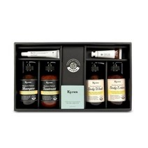 키렌 선물세트 폴인카렌듈라향 샴푸+트리트먼트+바디워시+바디로션+핸드크림+헤어에센스+브러쉬+쇼핑백, 4세트