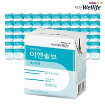 이엔솔브 화이바 200ml x 60팩 위장장애 경관급식