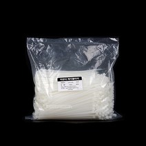 우전케이블 미란다 튼튼 케이블타이 150mm 백 1봉 1000pcs, 1개