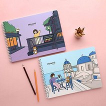 핑크풋 50 보리 드로잉노트 드로잉스케치북, 없음