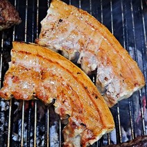 두께 통삼겹살 2kg 칠레산 수입산 통바베큐 에어프라이어 수육용 스테이크, 1.5cm, 1개