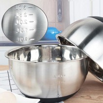 미끄럼방지 다용도 야채 셀러드볼 믹싱볼 스텐볼 (대) 논슬립믹싱볼, 상세페이지 참조