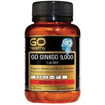 호주 고헬씨 Go Healthy Ginkgo 원어데이 징코 9000 60캡슐, 1팩