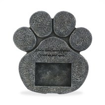 반려견 반려묘 묘비 애완 동물 기념 돌 with photo frame headstone yard resin 방수 기념비 diy grave marker 선물 외부 용품, 사진으로