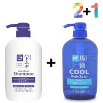 하또무기 율무 샴푸 냄새 사춘기 두피 가려움 60대, 율무샴푸 2개_핫클렌징젤 1개