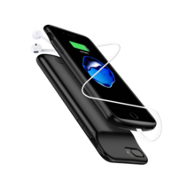 리아 아이폰SE2 아이폰7 8 공용 일체형 보조배터리 케이스, 블랙, 7P/8P