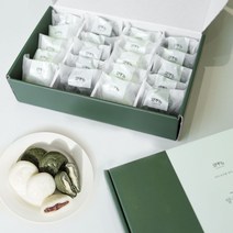 묘미담 굳지않는 쑥 앙금절편 앙꼬절편 개별포장 앙금떡 선물, 1개, 1000g