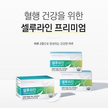 셀루라인 프리미엄 혈행개선 하체 붓기 종아리 통증 완화 60정 2개