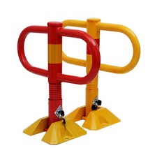 주차차단봉 금지 표지판 지정주차 볼라드 규제봉 고정, 빨간색T자형모델나사긴손톱찌그러짐보상