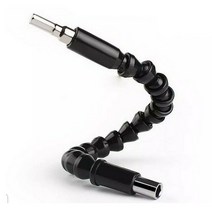 플렉시블 드릴비트 연장소켓 샤프트 스네이크 드릴 코브라 코너드라이버 연장소켓, 2개