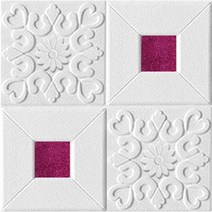 붙이는 벽지 셀프 웨인스코팅 템바보드 풀바른35*35 3D 벽 스티커 천장 패널 지붕 방수 붙이는 폼 벽지 거, 03 보라색_01 35x35cmx20pcs