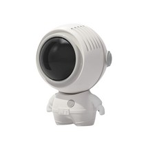 USB 충전식 개인 팬 웨어러블 매달려 블레이드리스 목 팬 우주 비행사 핸드 헬드 소형 팬 저음, 하얀