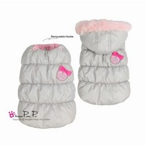 [천삼백케이] [디자이너프리티펫] 프린세스 후드점퍼 (그레이)