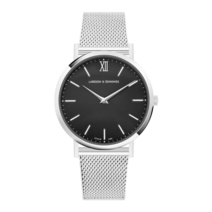 라르손앤제닝스 루가노 MILANESE 40MM 실버 블랙 손목시계