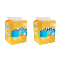안심 포인트 겉기저귀 골드 노랑 2팩 4팩 6팩 8팩, 2팩 20매