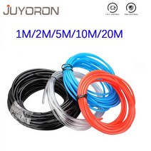 커넥터 커플러 1M 2M 5M 10M 20M 폴리 우레탄 튜브 공기 부품 호스 4mm 6mm 8mm 10mm 12mm 파이프 라인 압축 기용 공압 163144, 01 Transparent 1m_07 16X12mm