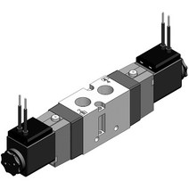 KCC 공압솔레노이드밸브 5포트 KS320S-220V 싱글