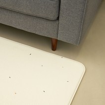 안탈로 PVC 층간소음 유아 강아지 놀이방 양면 러그매트 15color, 2.크림 테라조