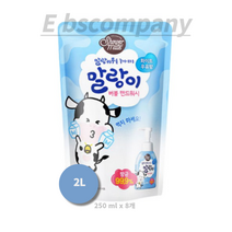 샤워메이트 말랑카우 핸드워시 리필, 2L, 200개