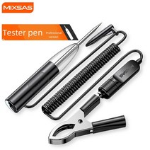 자동차 진단기 차량 트럭 전압 전기 회로 디지털 디스플레이 전원 프로브 펜 전구 자동 수리 진단 도구, 600, 영어