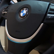 BMW 5시리즈 F10 520d 528i 530d 핸들 몰딩 엠블럼, A TYPE