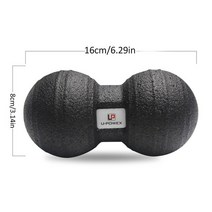 라크로스볼 마사지 지압 땅콩볼 맛사지 epp 피로 요가 롤러 딥 티슈 바디 롤러, bk01