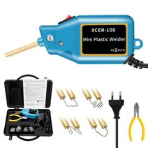 미니 핫 스테이플러 플라스틱 용접 기계 100W 자동차 범퍼 수리 키트 용접기 프로 키트, 04 Blue_02 EU Plug, 04 Blue_02 US Plug