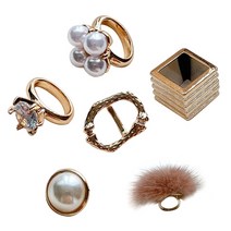 노이드비 여성 엔틱골드 스카프링 베스트 6종세트