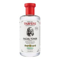THAYERS 로즈 페탈 위치 하젤 페이셜 토너 12 oz 무알코올 알로에 베라 포뮬러 함유, 12 Fl Oz(1팩)_원래의