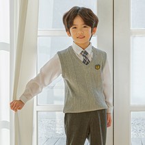 키즈톡톡 저스틴 남아정장 (조끼+바지) 빠른출고