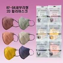 국산 KF94 2D 컬러 대형 마스크 60매 케이에프94 편의점 일회용 kf9450매, 국산 KF94 (N2네이블루)