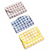 한강 피크닉매트 방수돗자리 캠핑 장판 체크무늬 대형, 옐로우